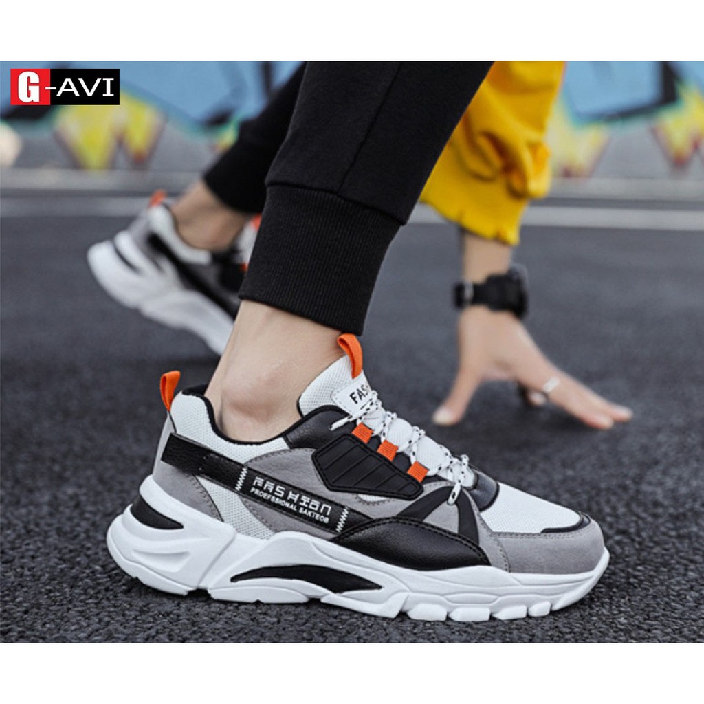 Giày tăng chiều cao nam kiểu dáng thể thao mạnh mẽ mẫu giày hot trend 2021 AVi344 | BigBuy360 - bigbuy360.vn