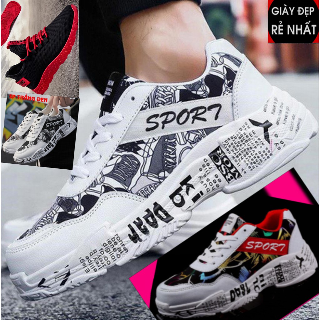 Giày nam nhiều màu, giày nam đẹp cổ thấp các mầu mới nhất hot nhất nam nữ đủ size