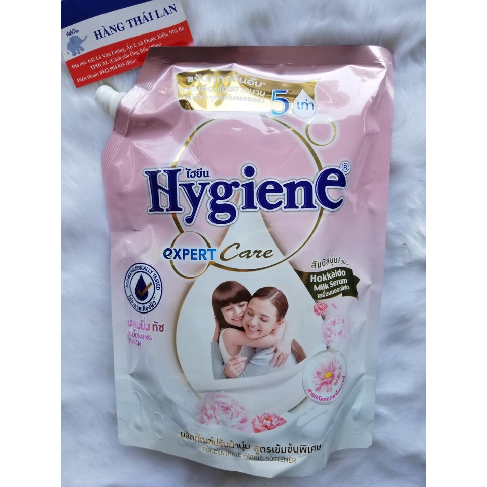 NƯỚC XẢ VẢI HYGIENE THÁI LAN MÀU HỒNG MILK SERUM 1300ML