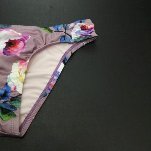 Quần bơi nữ Gianni Bini tím nhạt in hoa văn GB242318 ( TH9009 ) | BigBuy360 - bigbuy360.vn