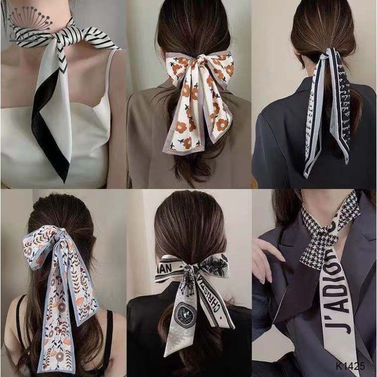 Dây buộc tóc, khăn quàng cổ, băng đô vải đa năng cao cấp Orin K1425
