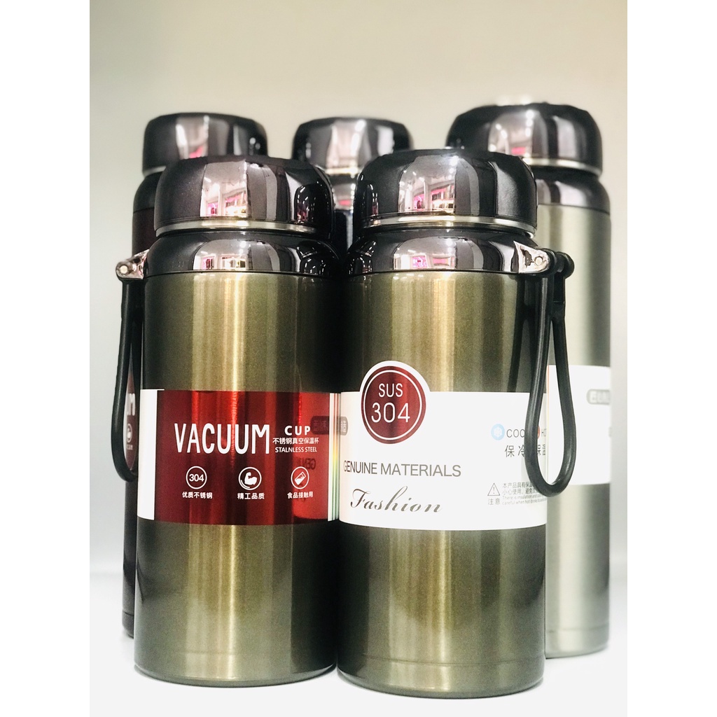 Bình nước giữ nhiệt nóng lạnh vacuum cup SUS 304 1L, 1.2L, 1.5L