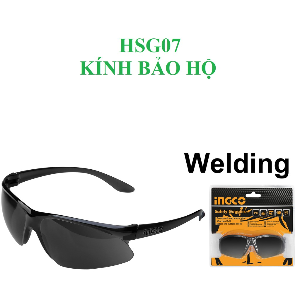 HSG07 Kính bảo hộ (dùng để hàn )hiệu Ingco