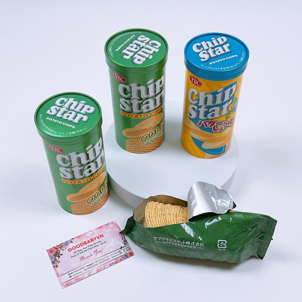 Bánh Snack Khoai Tây,Bim Bim Không Chiên Chip Star 50g (cho bé 1 tuổi trở lên ) Goodbabyvn