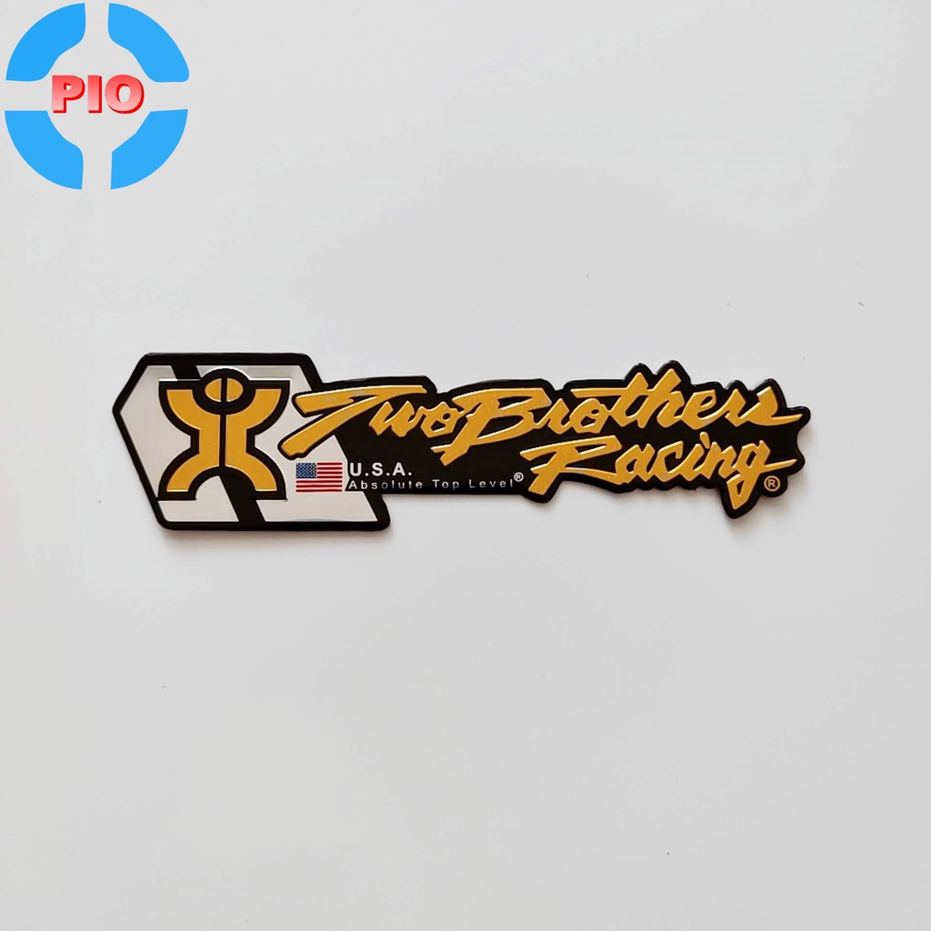 Tem Nhôm Dán Pô Xe, Ống Xả Xe Gắn Máy TwoBrother Racing