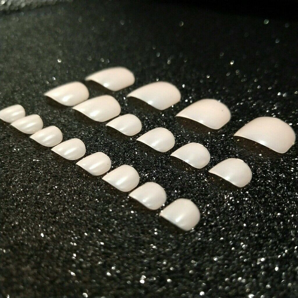 [Hàng mới về] Set 500 móng chân giả dáng ngắn làm đẹp cho phái nữ DIY