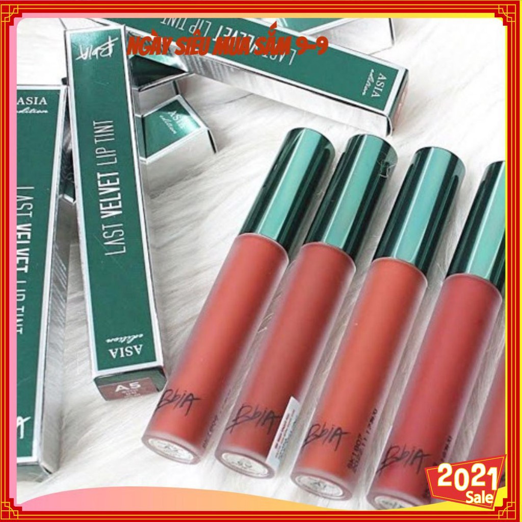 Son kem lì BBIA Velvet Lip Tint version 3 màu 03,04,15