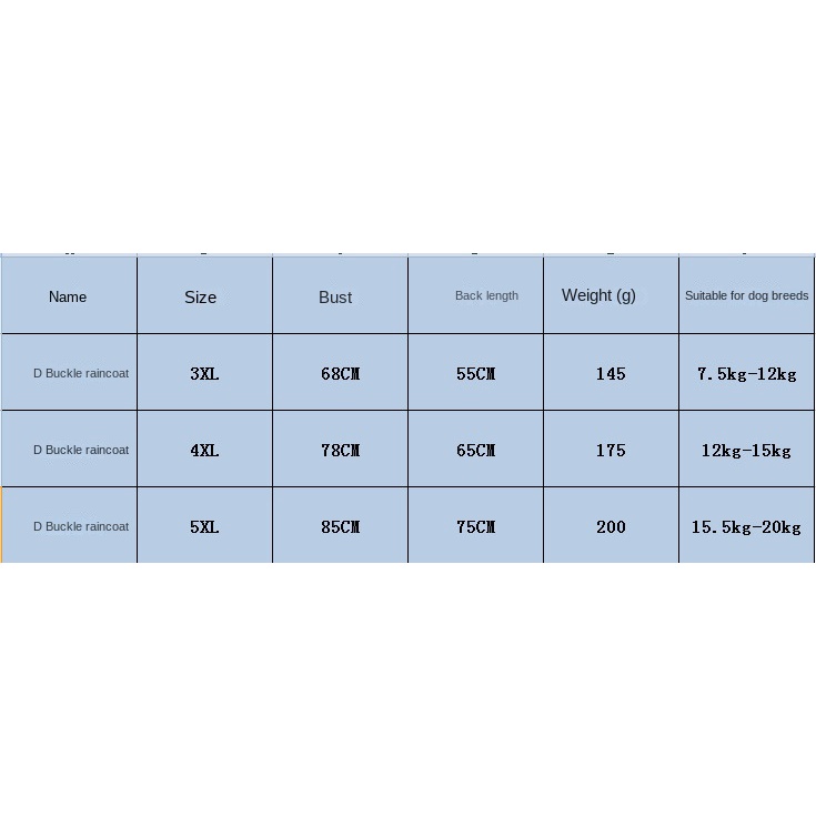 Áo Mưa Trong Suốt Chống Thấm Nước Có Mũ Trùm Thiết Kế Chắn Gió Tiện Dụng Cho Thú Cưng