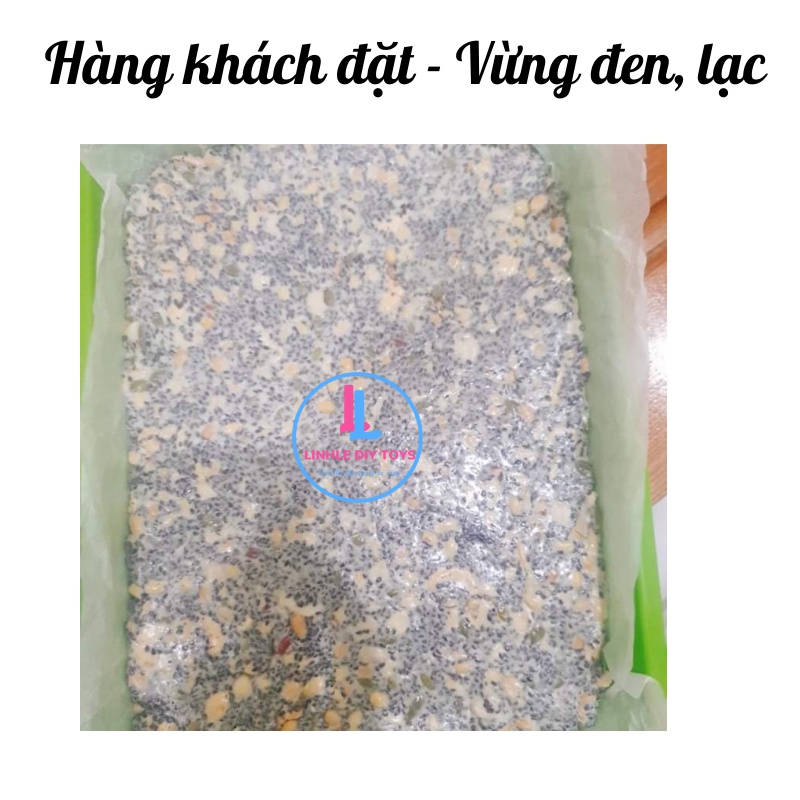 Kẹo Naugat vị nhân vừng đen, lạc thơm ngon, bổ dưỡng phù hợp làm bữa ăn nhẹ cho cả gia đình