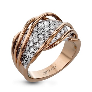 Mới nhẫn đính hôn đính đá zircon 18k cỡ 5-12 thanh lịch cho nữ