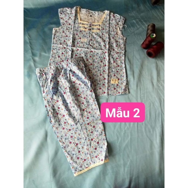 Bộ Lửng Mặc Nhà Kate Thô Hàn Mát Xinh Trẻ Trung