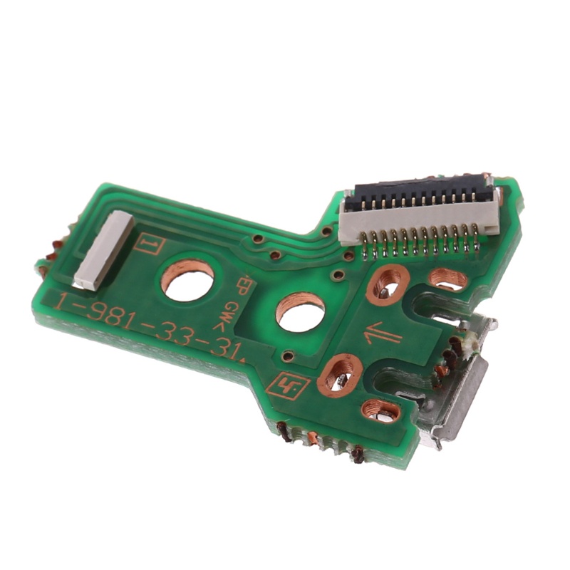 Bảng mạch cổng sạc USB thay thế cho bộ điều khiển chơi game JDS-040 PS4 với cáp Flex 12Pin