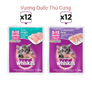 Pate mèo whiskas 80g whiskas pate thức ăn ướt cho mèo