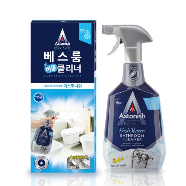 Bình xịt tẩy rửa nhà tắm Astonish C6710_750ml (Sạch cặn vôi, vệt nước mảng ổ vàng)