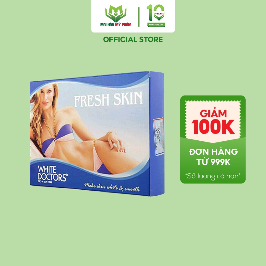 Kem tẩy tế bào chết toàn thân White Doctors Fresh Skin dưỡng trắng da tự nhiên 125g