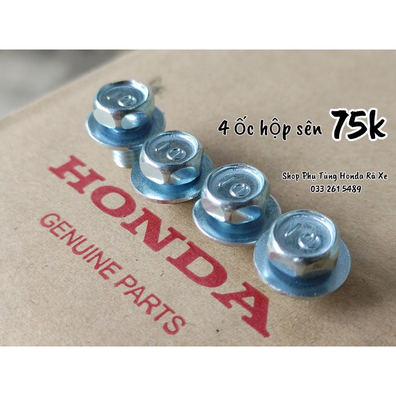 Bộ 4 ốc hộp xích DREAM WAVE THÁI số 10 zin HONDA - ốc carte Dream - Wave Thái