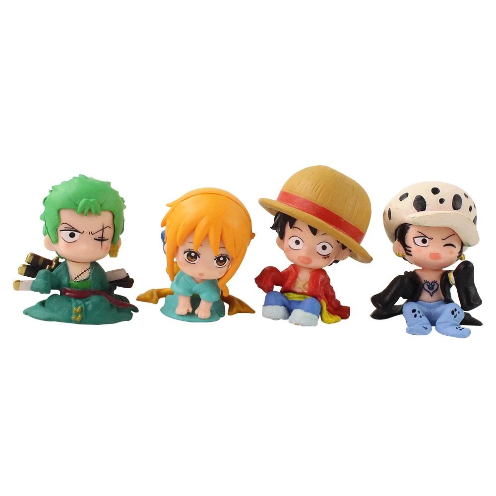 Set 4 Mô Hình Nhân Vật Phim One Piece