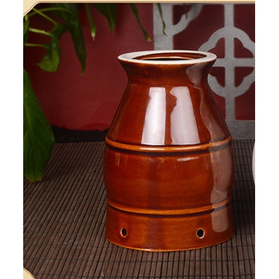 Cốc hút gốm sứ giác hơi ngải cứu ba tấm bảo vệ dày hai lớp nhỏ gọn/ Vải bọc lưới chống mài mòn tiện lợi