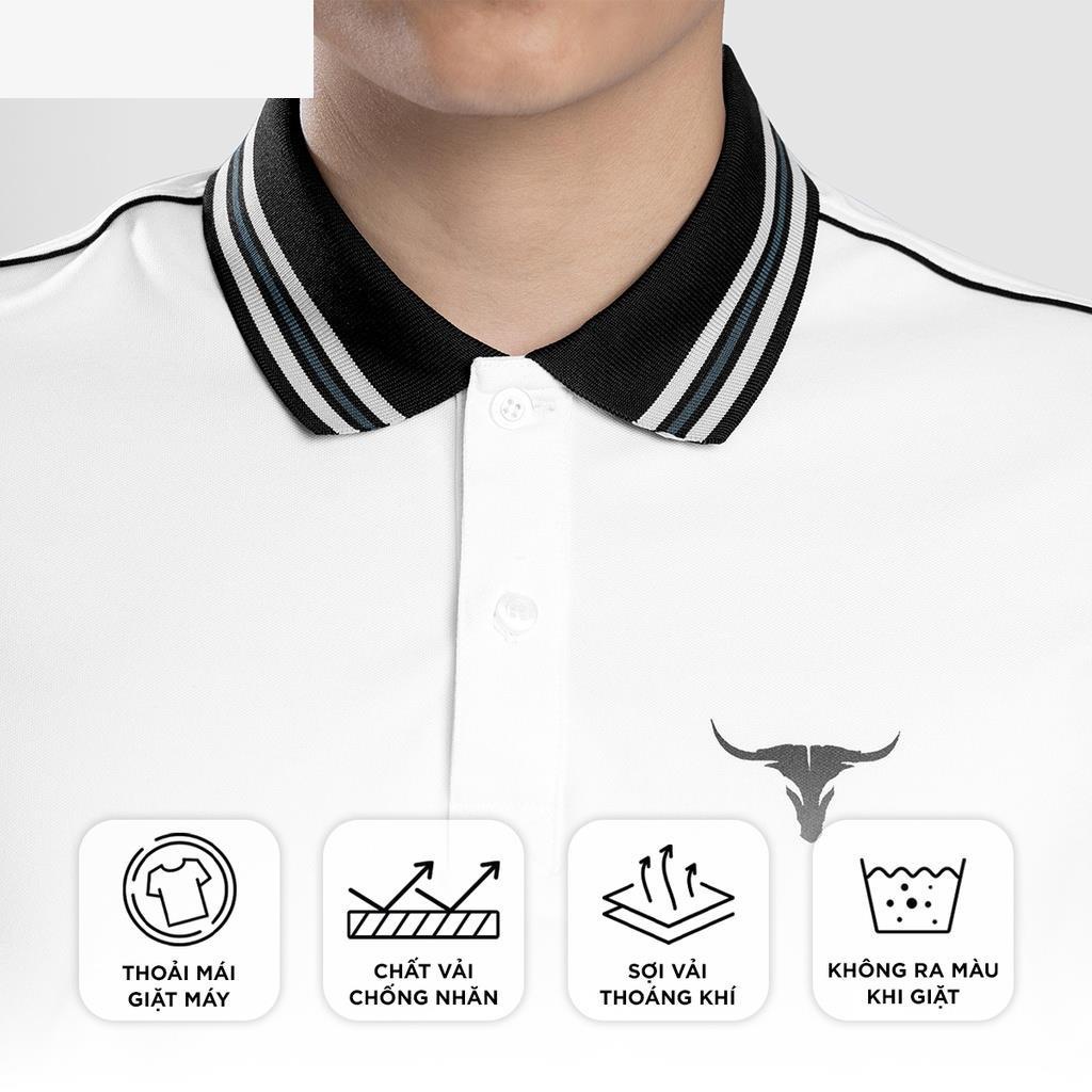 Áo thun Polo nam cổ bẻ BUFO vải Cotton cá sấu, xuất xịn chuẩn form, sang trọng, thanh lịch - HAPPYHOW