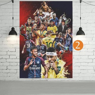 decal dán tường neymar
