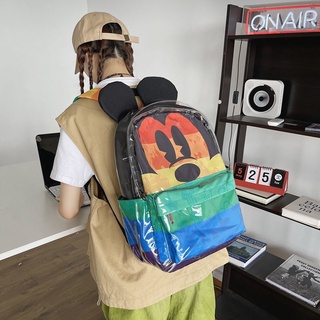 Ba lô đi học in hình chuột mickey thời trang hàn quốc cho nữ