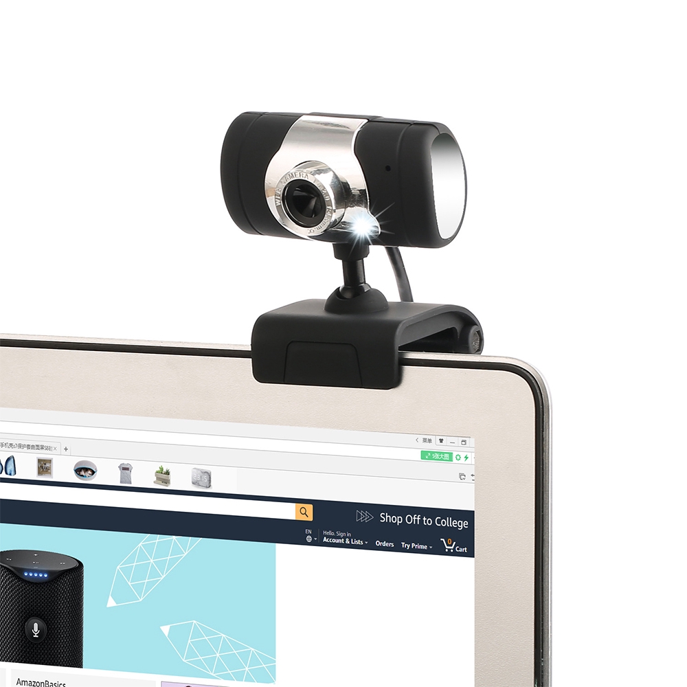 Webcam 12 Độ Phân Giải Hd Xoay 360 Độ Kèm Mic Cho Laptop Pc | BigBuy360 - bigbuy360.vn