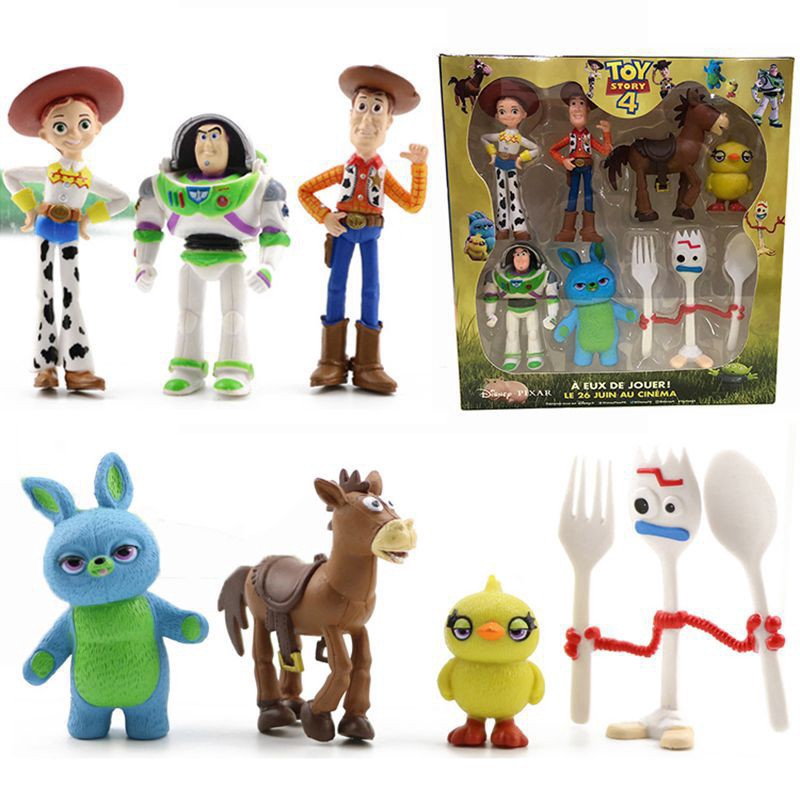 Mới Set 7 Mô Hình Đồ Chơi Nhân Vật Trong Phim Hoạt Hình Toy Story 4