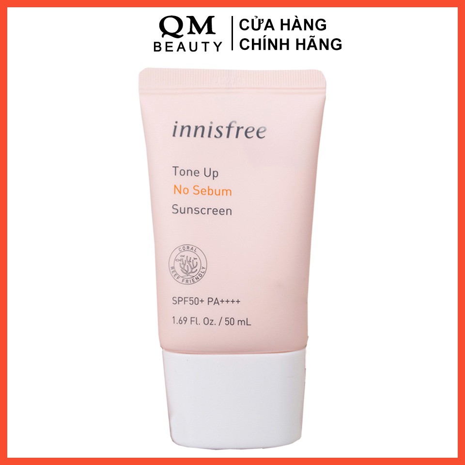 Kem chống nắng Innisfree Tone Up No Sebum Sunscreen 50ml chính hãng Hàn Quốc