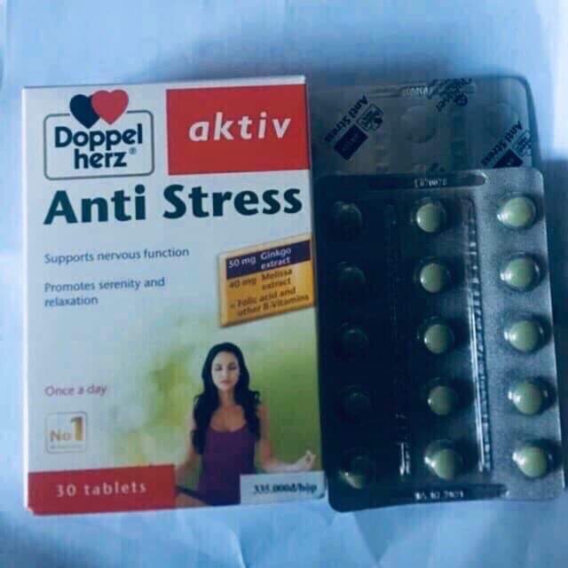 ✅ [CHÍNH HÃNG]Thực phẩm sức khỏe hỗ trợ chức năng não, giảm căng thẳng Doppelherz Aktiv Anti Stress