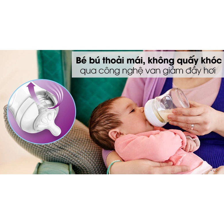 Bình Sữa Philips Avent Thủy Tinh 120ml, 240ml