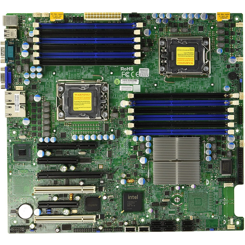 Main SuperMicro X8DTI 2 CPU Dual CPU x58 1366 X5670 Bo mạch chủ tương đương X8DTL