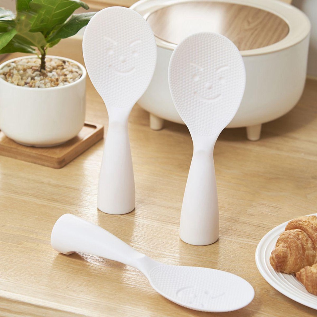 Muỗng Ăn Cơm Chống Dính Kiểu Dáng Dễ Thương Tiện Dụng