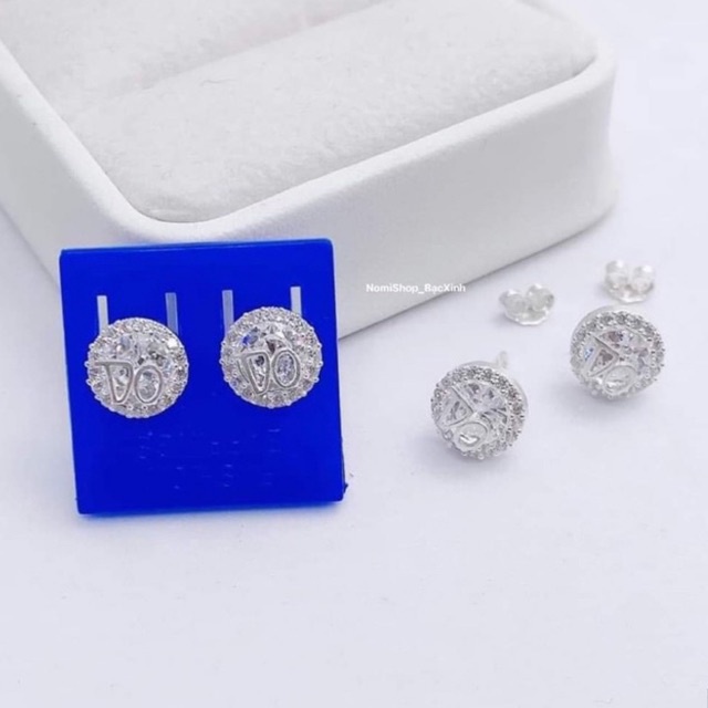Bông tai bạc  thời trang siêu xinh, thời thượng sang chảnh Mainomi Shop Bạc Xinh