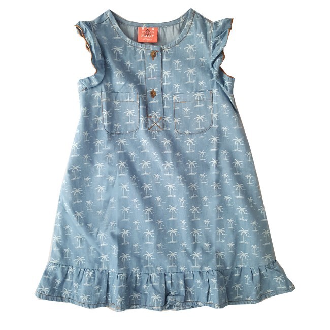 Đầm Jeans bé gái còn size 18M