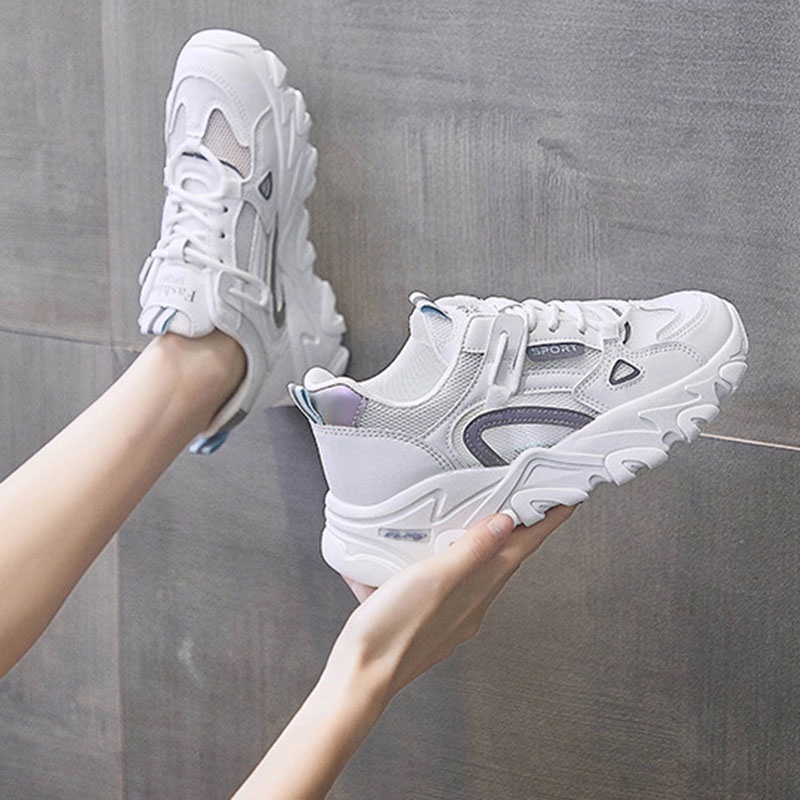 Giày thể thao IELGY thoáng khí phong cách Hàn Quốc cho nữ