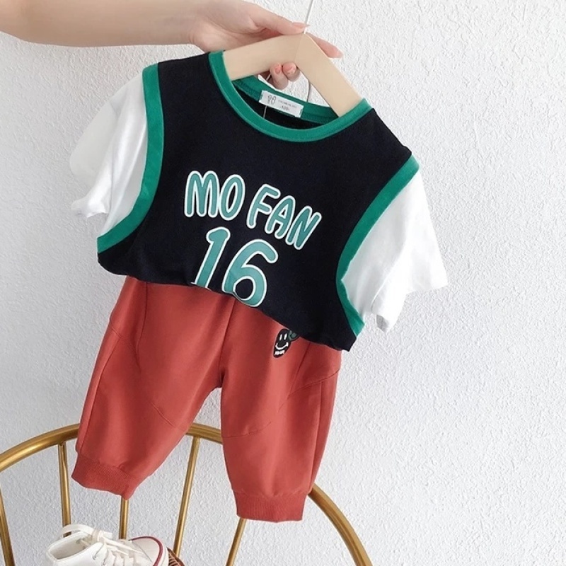 Áo thun cotton tay ngắn phong cách Hàn Quốc cho bé trai bé gái, siêu dễ thương, siêu cute