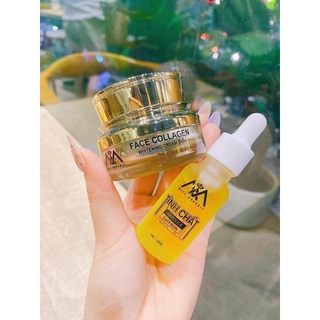 COMBO KEM FACE CÁ DNA VÀ SERUM AMPOULE SAFFRON