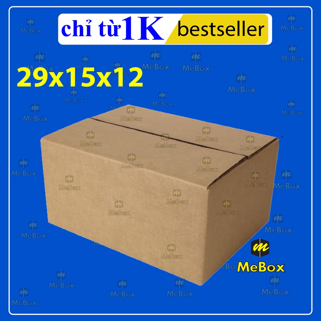 thùng hộp carton 29x15x12 bộ 50 xả kho
