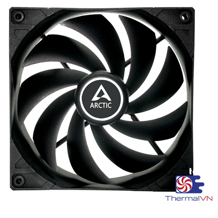 Quạt Fan case 14cm Arctic F14 PWM PST - Cánh quạt đen, điều tốc PWM, Arctic fan case 140mm