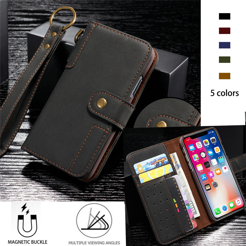 Bao Da Pu Vintage Có Ngăn Đựng Thẻ Cho Iphone 12 Mini 11 Pro X Xs Max Xr Se 2020 7 8 | BigBuy360 - bigbuy360.vn