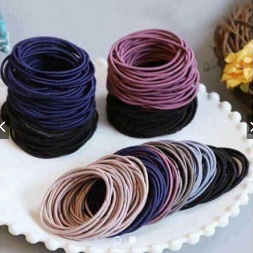 Set 100 dây buộc tóc cho bạn gái cực xinh