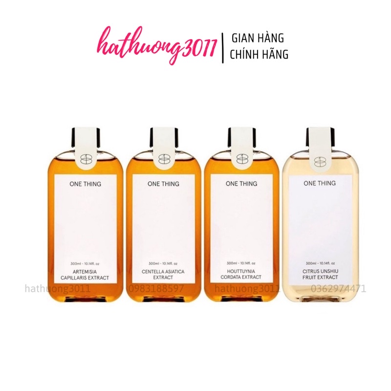 Nước Hoa Hồng One Thing Toner Các Dòng