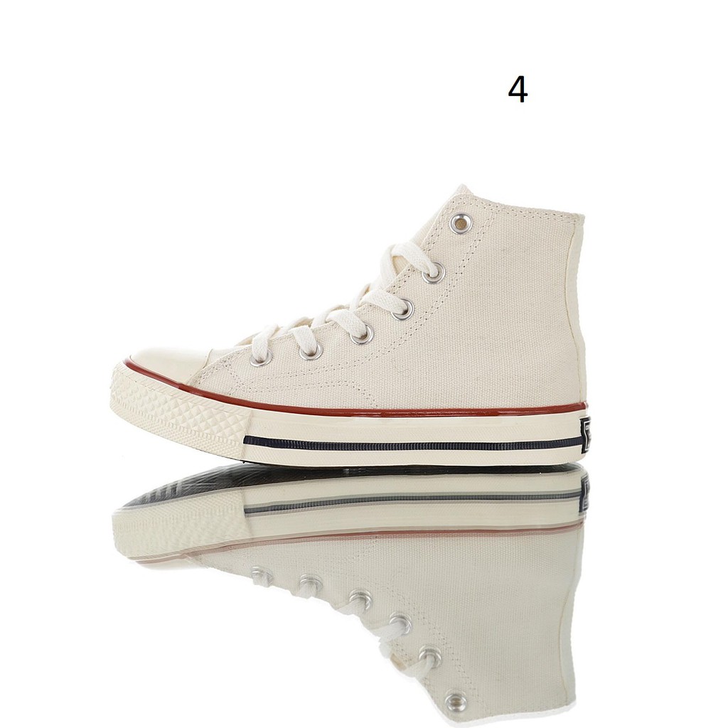 Giày thể thao nam nữ trắng, giày vải thấp cổ, buộc dây | BigBuy360 - bigbuy360.vn