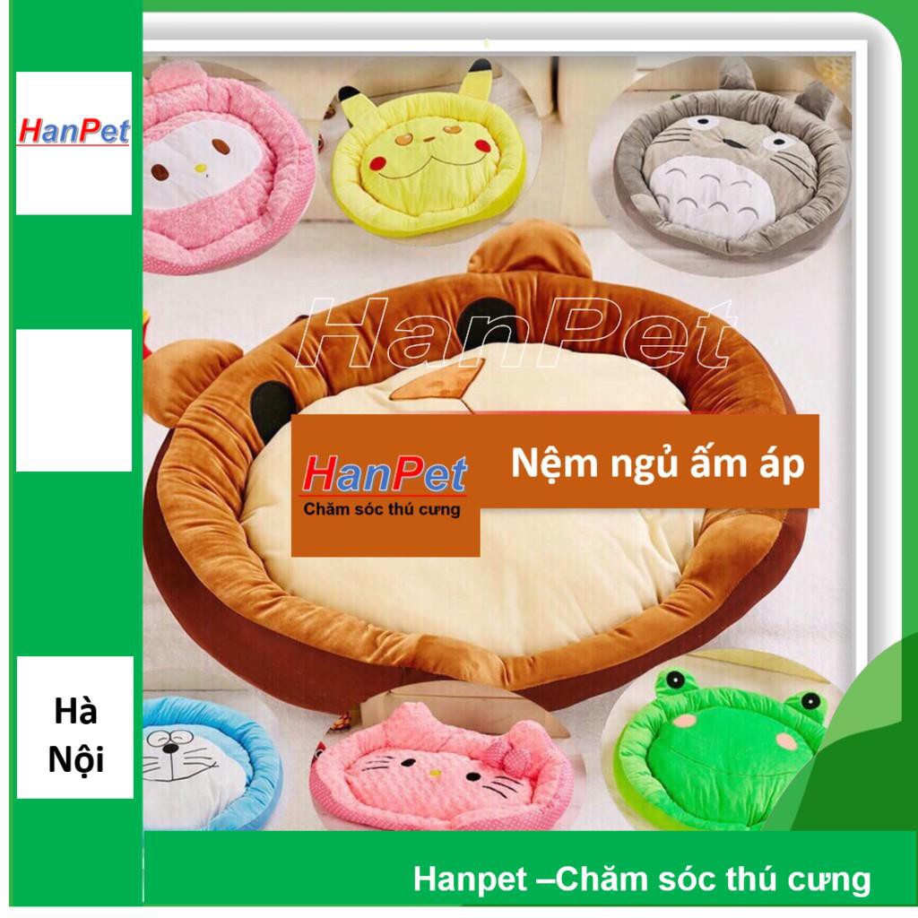 HN-Nệm ngủ / thảm ngủ ấm áp thú cưng - size S - kích thước 40x35x11 (hanpet 609)