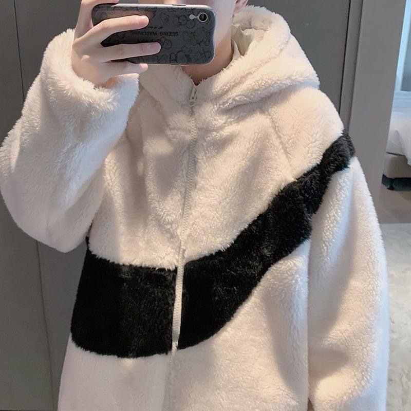 Áo Khoác Lông Cừu Cao Cấp - Áo Khoác Lông Cừu Fom Dáng Unisex Dày Dặn Không Xù Lông