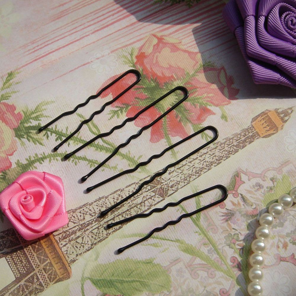 50 Kẹp tăm hợp kim hình chữ U dễ thương và tiện lợi cho phái nữ