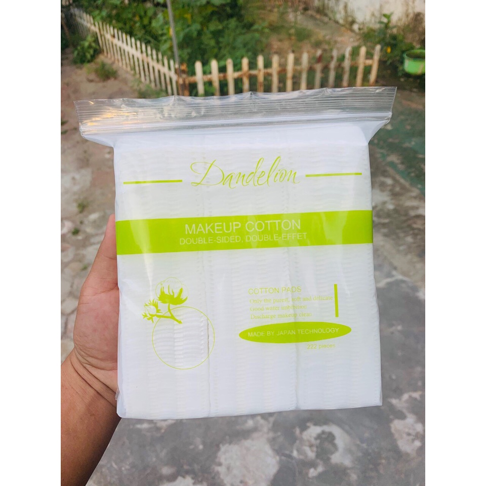 Bông tẩy trang cotton cao cấp Hanami