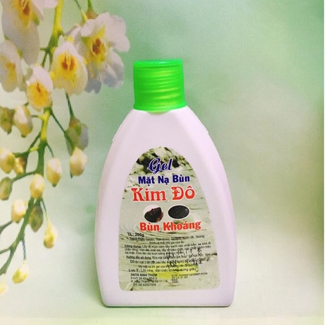 Gel lột mụn cám Kim Đô bùn khoáng 200gtẩy sạch bã nhờn lấy mụn cám mụn đầu đen se khít lỗ chân lông,dễ sử dụng