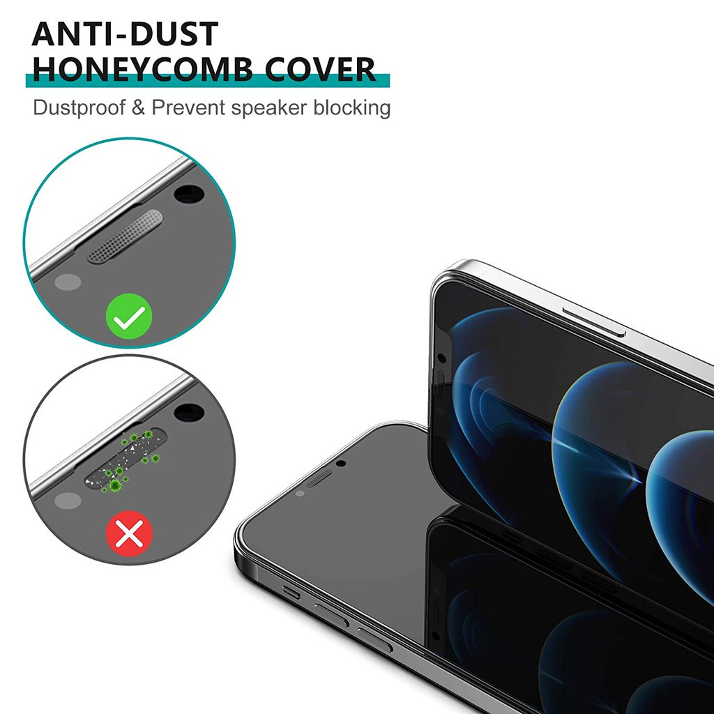 Kính Cường Lực Cho iPhone 12 Pro Max / 12 Pro / 12 Mini 11 Pro Max / 11 Pro / 11 6 / 7 / 8 plus / X / XS / XR / XS Max Toàn Bộ Keo Dán