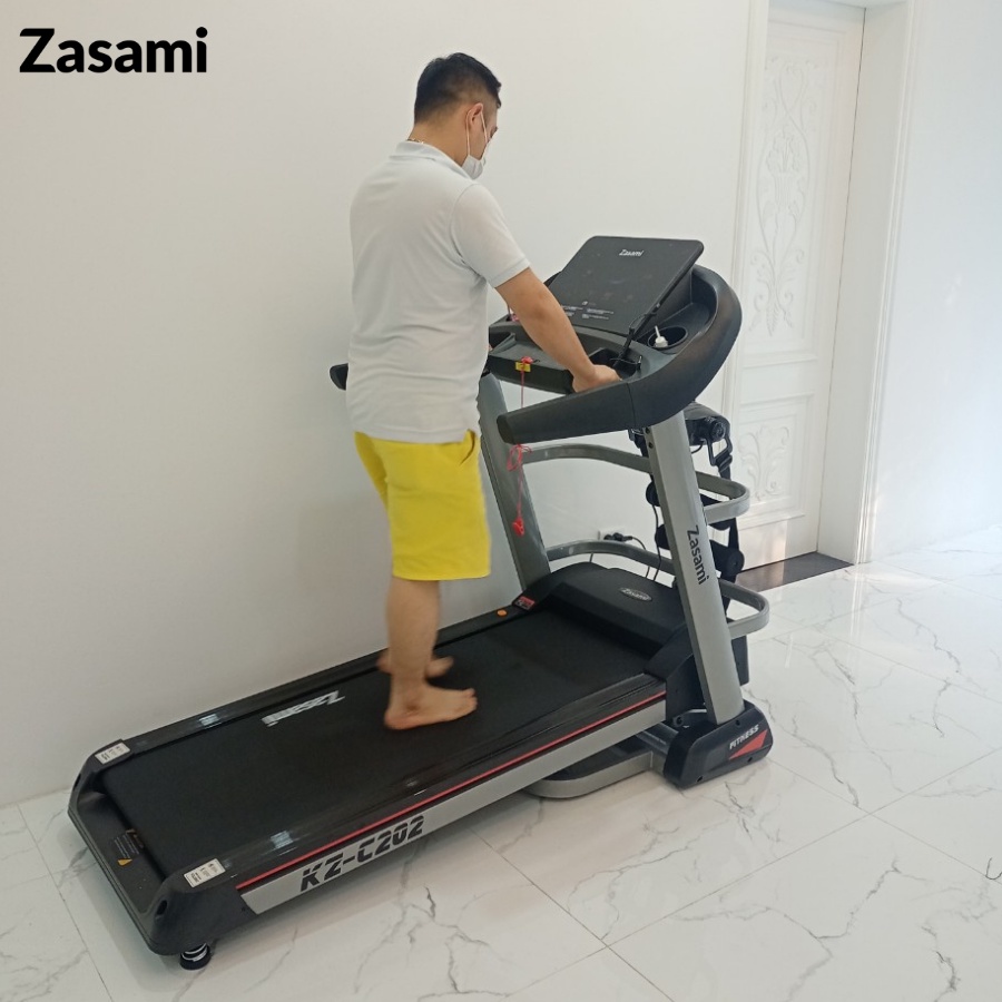 Máy Chạy Bộ Điện Cao Cấp ZASAMI KZ-C202 Gấp Gọn Dễ Dàng Bảo hành chính hãng 1 đổi 1 trong vòng 7 ngày